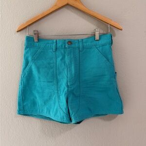 Patagonia Teal Organic Cotton Stand Up Shorts Women’s Size 4
